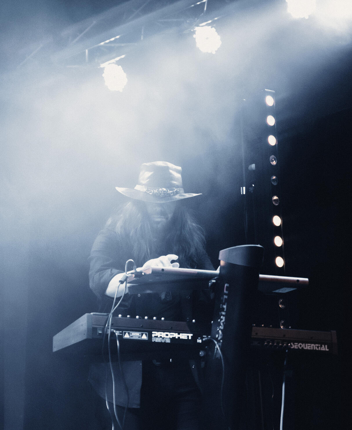 2DCAT performing darkwave